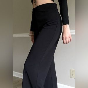 Liz Claiborne Lightweight Slightly Sheer Flowy Flare Pants - S